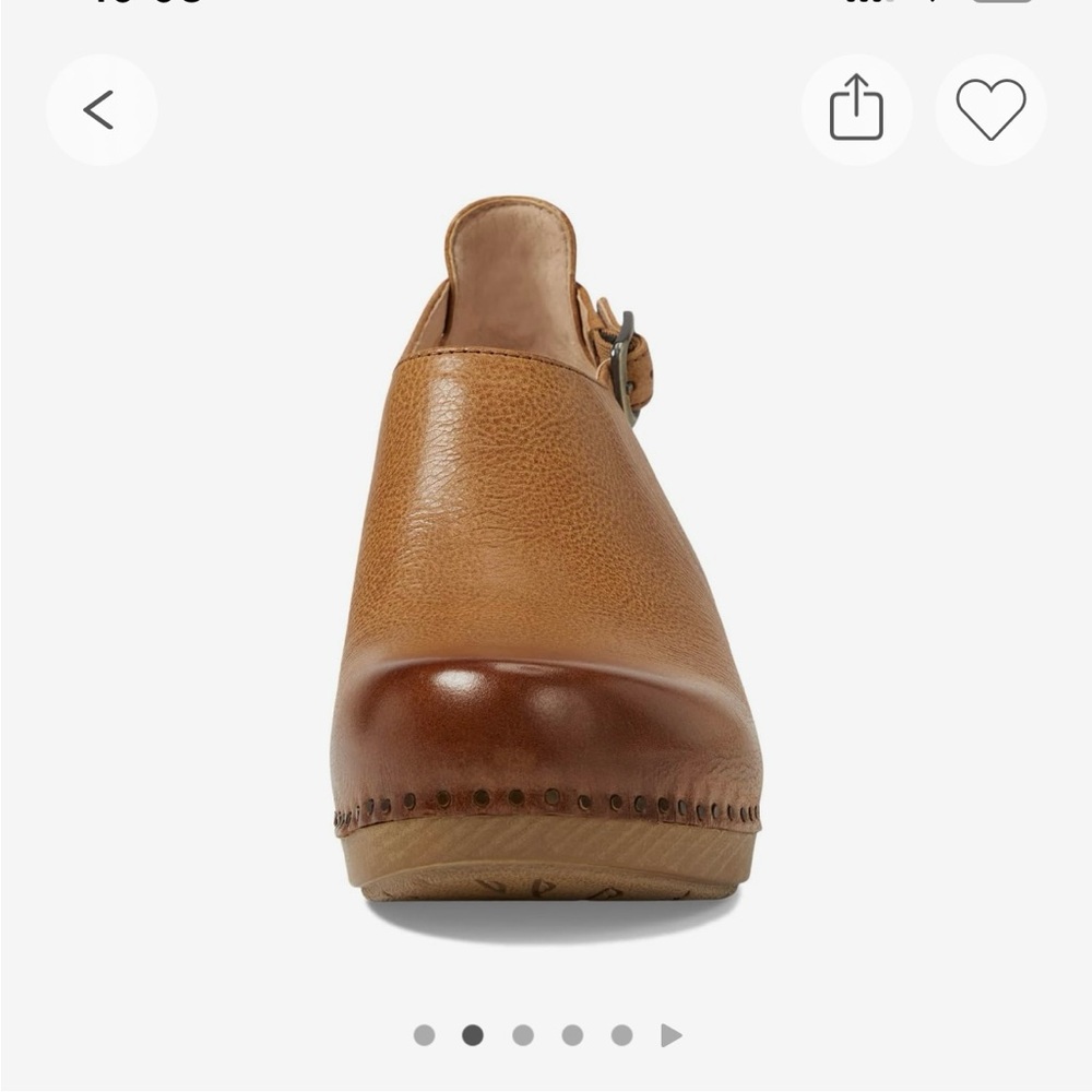 Dansko Brown Leather Mules
